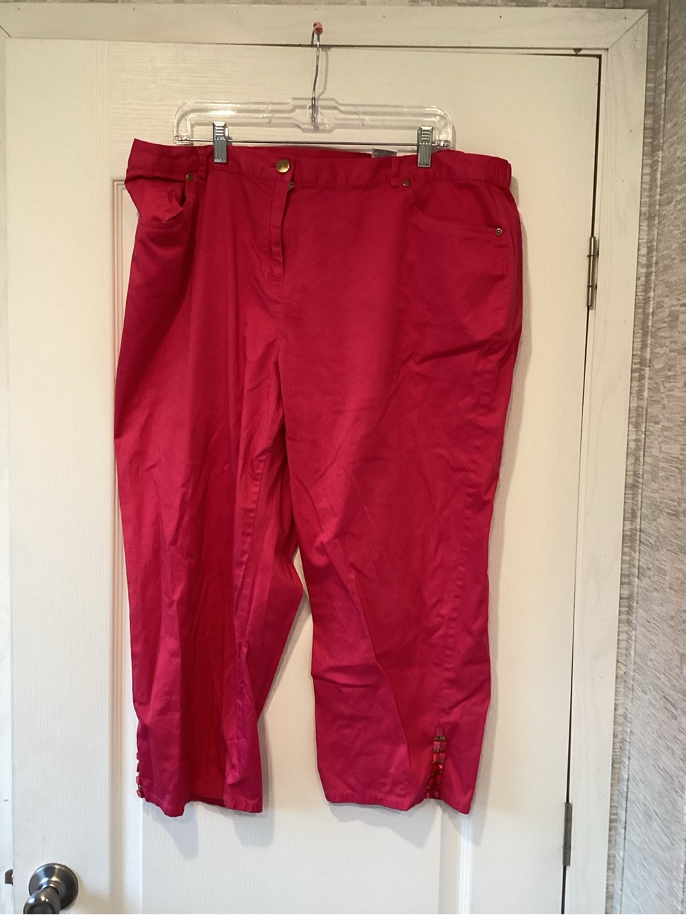 Ruby Rd. Hot Pink Women's pants 20W EUC